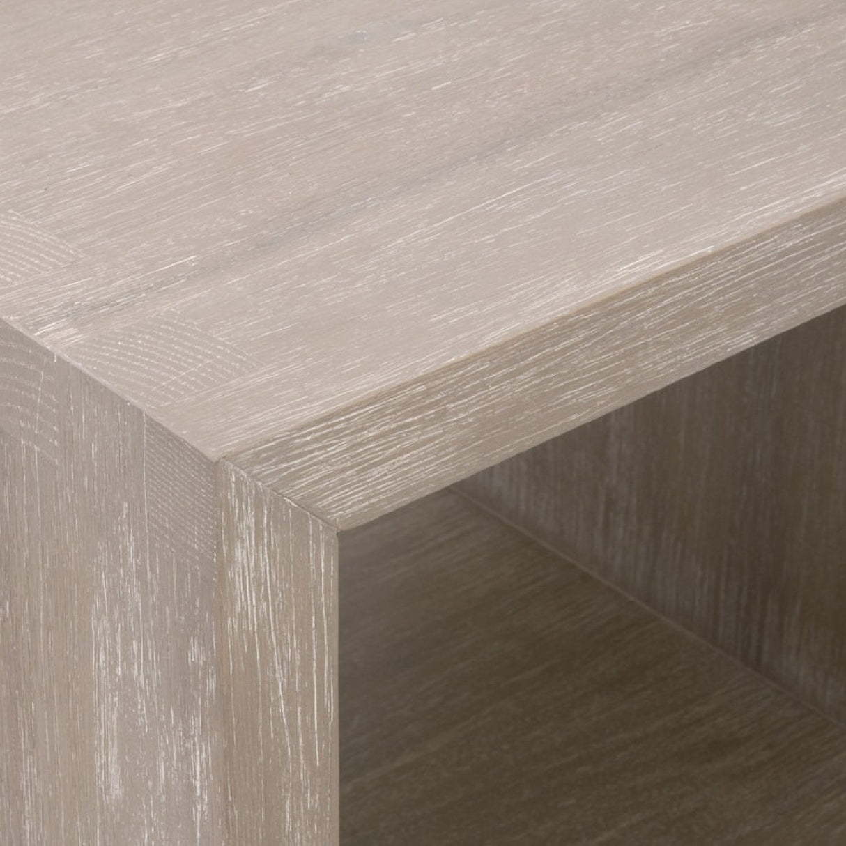 Modern European furniture - Natural Gray Acacia End Table - www.oroa.com