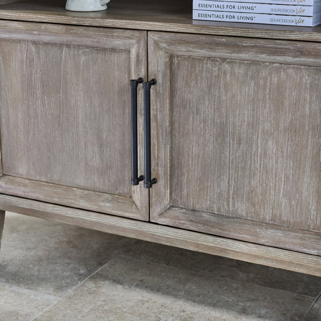 Modern European furniture - Gray Acacia Arched Bookcase - www.oroa.com