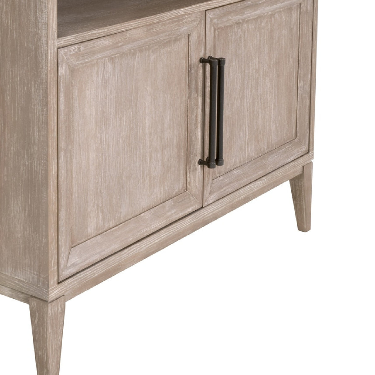 Gray Acacia Arched Bookcase | Oroa.com
