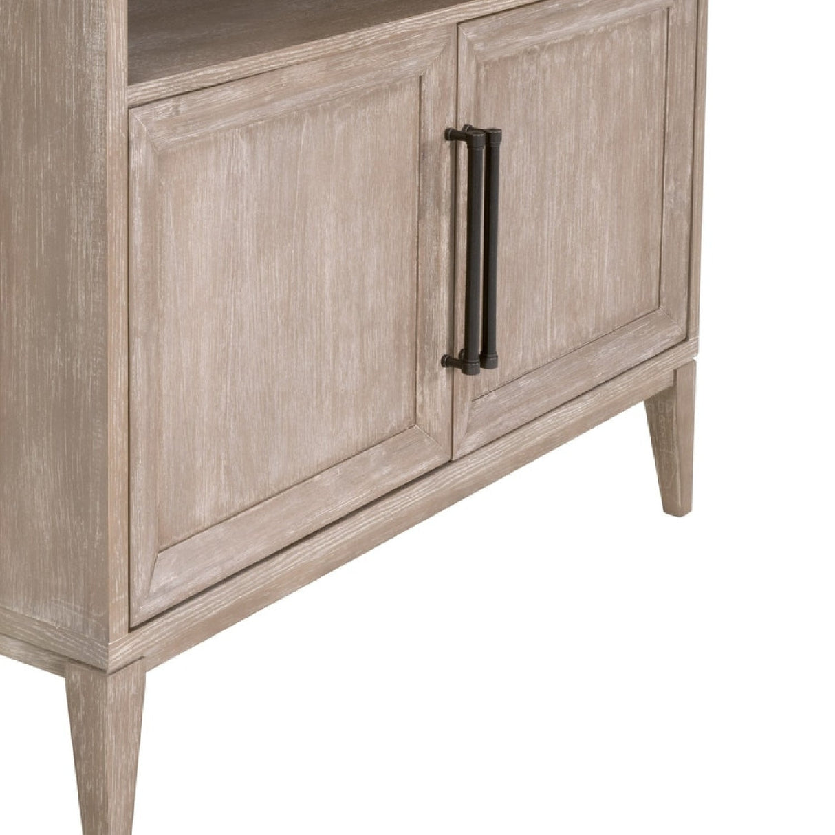 Modern European furniture - Gray Acacia Arched Bookcase - www.oroa.com