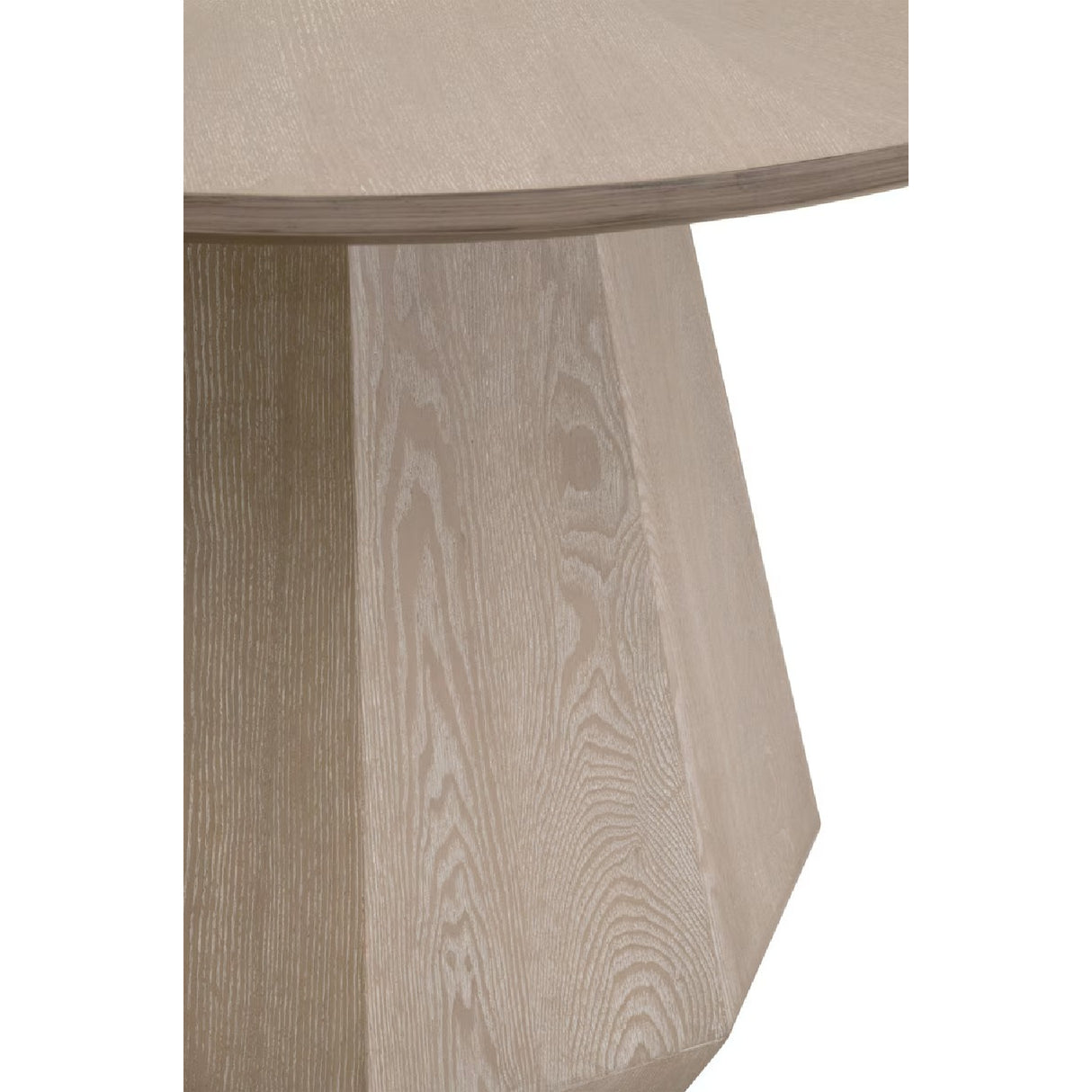 Round Wooden Dining Table | Living Essentials Coulter – alternate view 6
