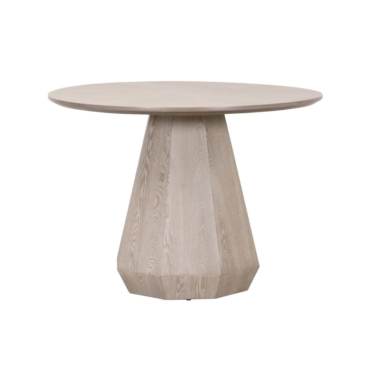 Round Wooden Dining Table | Living Essentials Coulter – front view