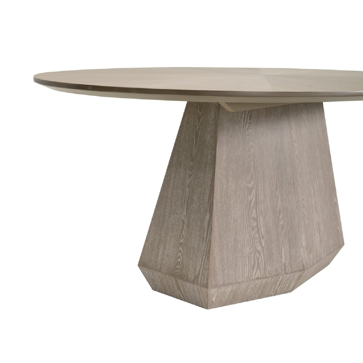 Modern European furniture - Oval Gray Ash Dining Table - www.oroa.com
