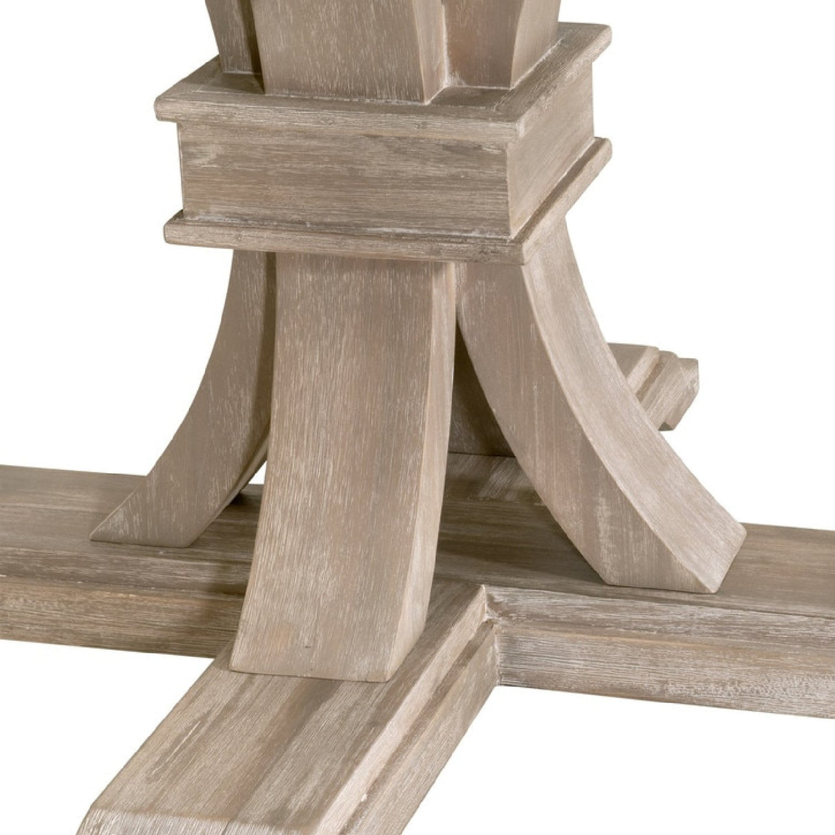 Modern European furniture - Gray Acacia Round Extendable Dining Table - www.oroa.com