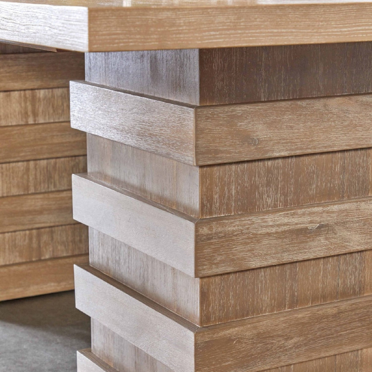 Modern European furniture - Extendable Acacia Dining Table - www.oroa.com