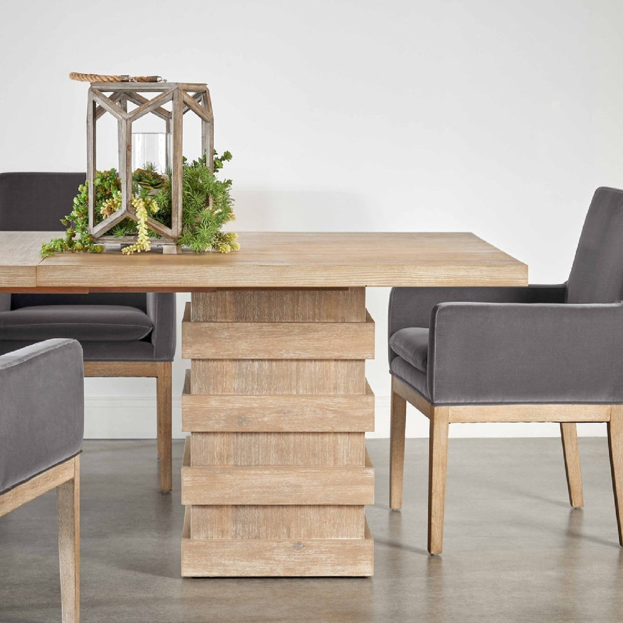 Modern European furniture - Extendable Acacia Dining Table - www.oroa.com