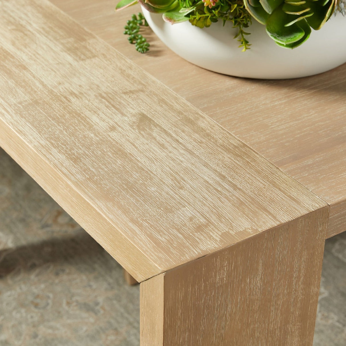 Modern European furniture - Natural Acacia Extendable Dining Table - www.oroa.com