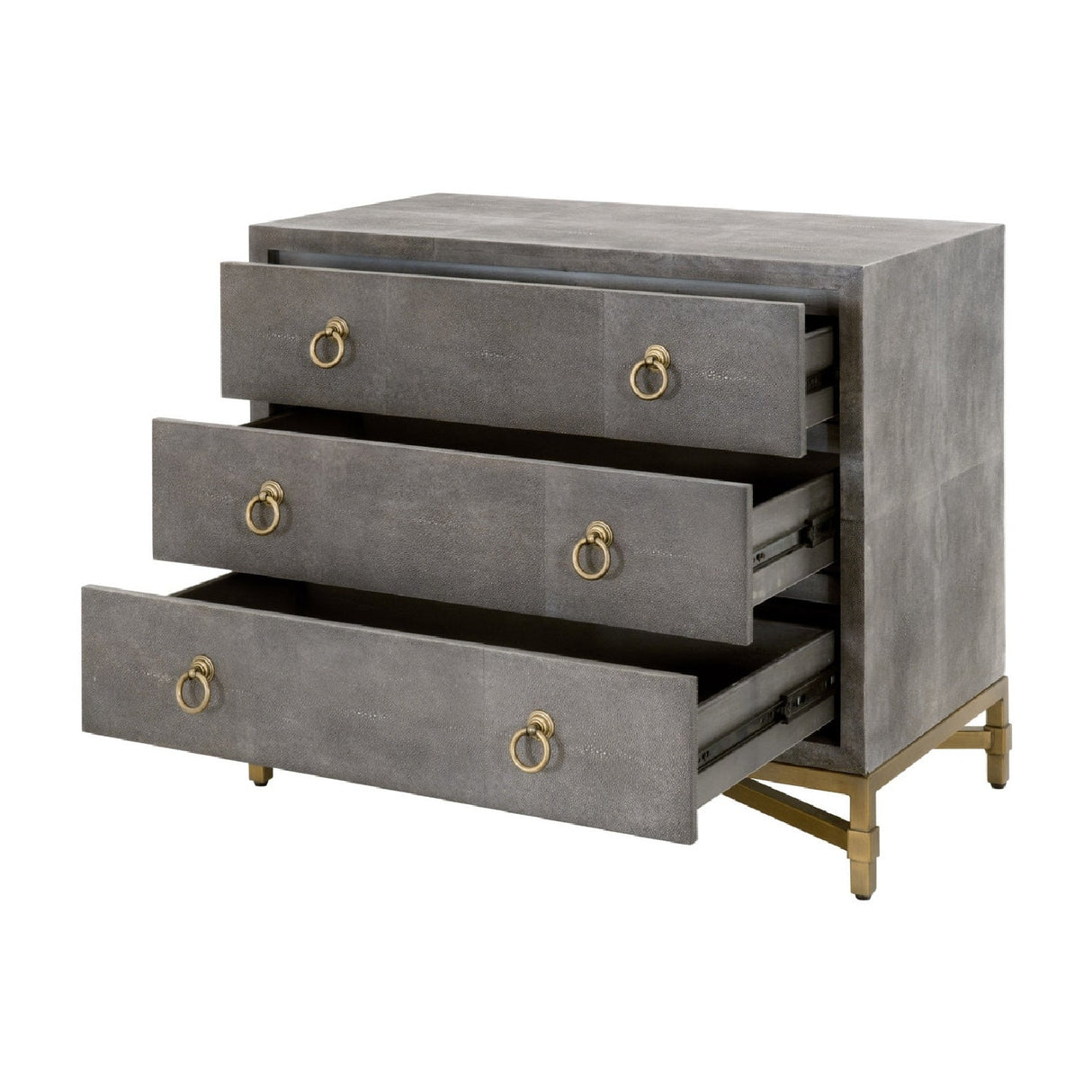 Shagreen Drawer Nightstand | Living Essentials Strand – alternate view 33
