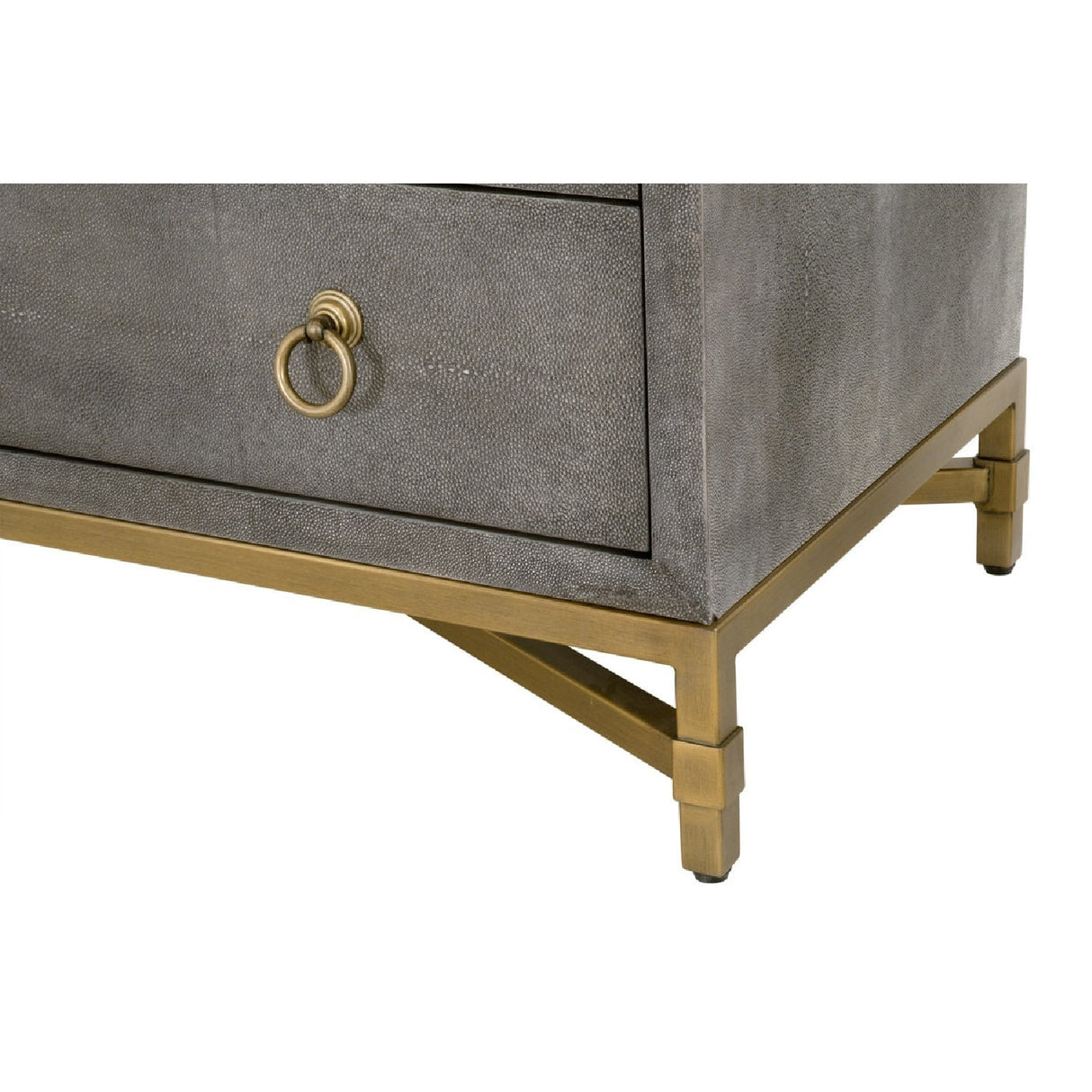 Shagreen Drawer Nightstand | Living Essentials Strand – alternate view 36