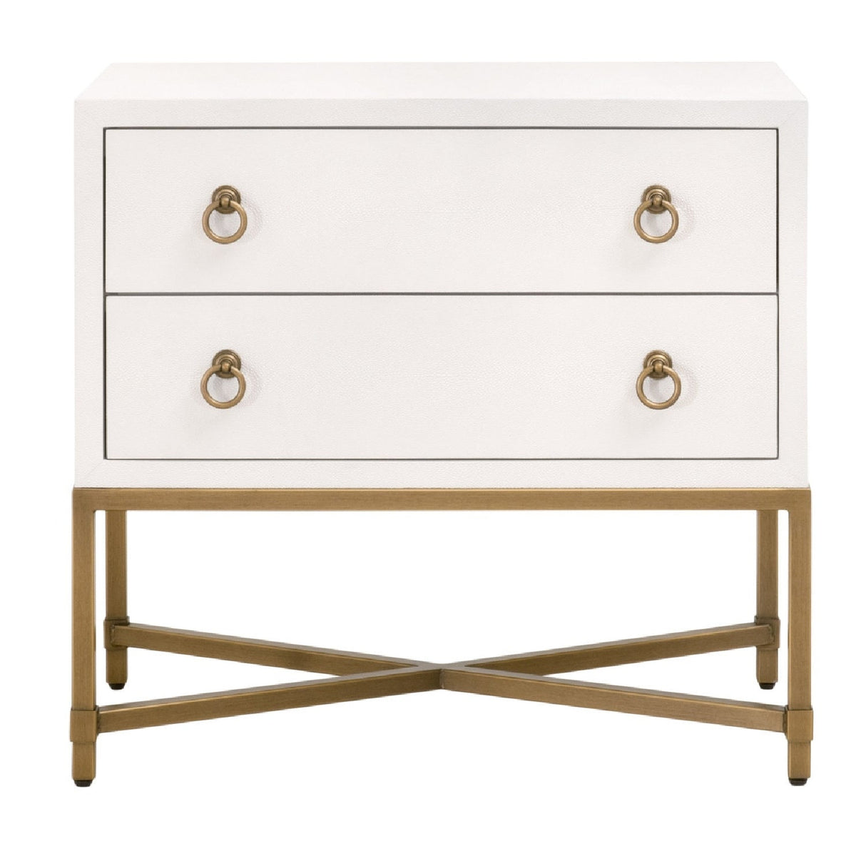 Shagreen Drawer Nightstand | Living Essentials Strand – front view