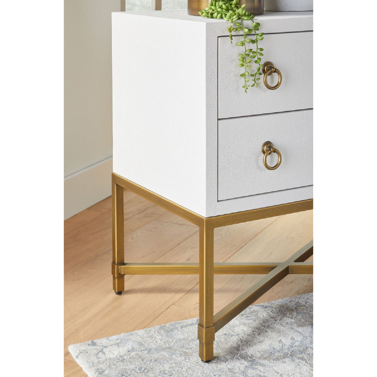 Shagreen Drawer Nightstand | Living Essentials Strand – alternate view 11