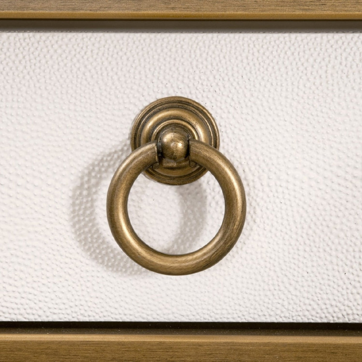 Modern European furniture - White Shagreen 2-Drawer Desk - www.oroa.com