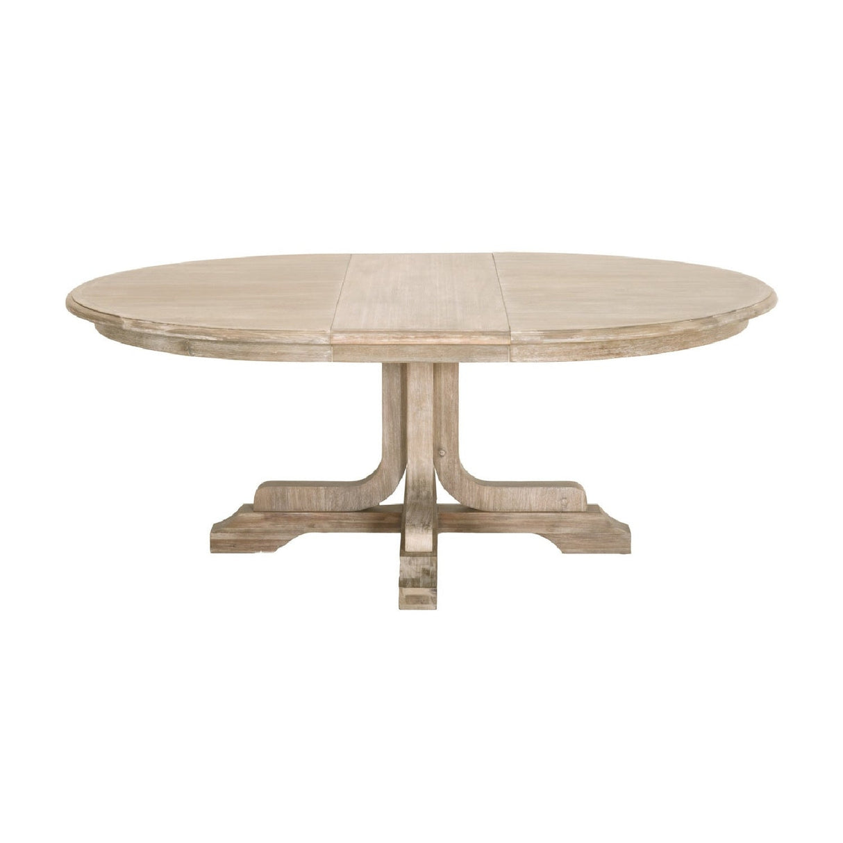Modern European furniture - Round Acacia Extendale Dining Table - www.oroa.com