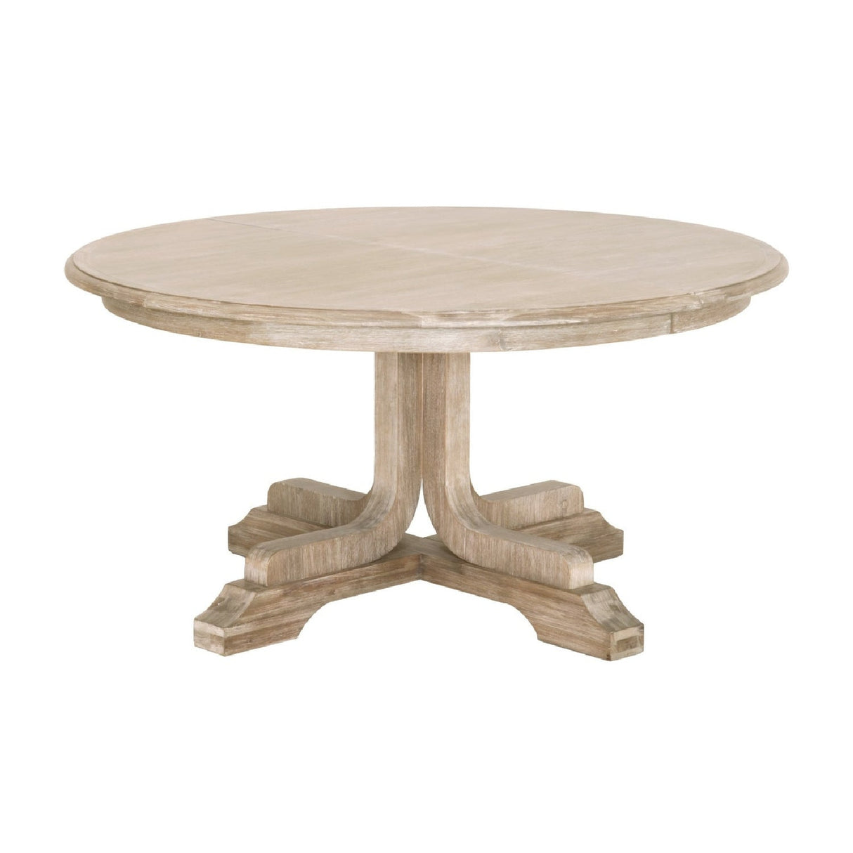 Modern European furniture - Round Acacia Extendale Dining Table - www.oroa.com