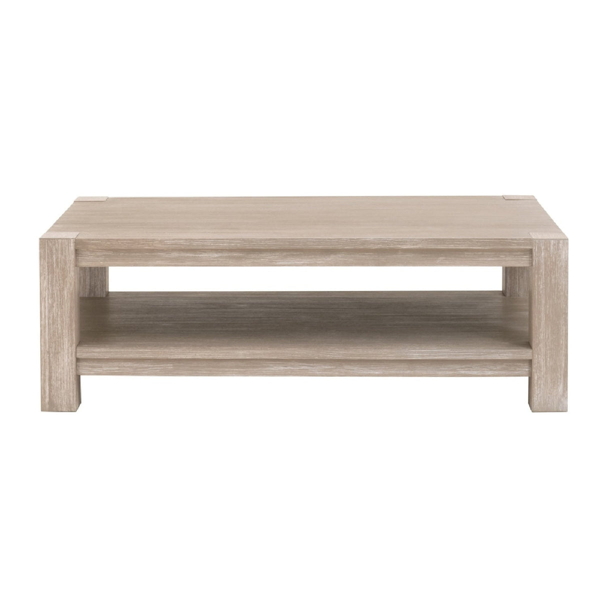 Gray Acacia Wooden Coffee Table | Living Essentials Adler – alternate view 10