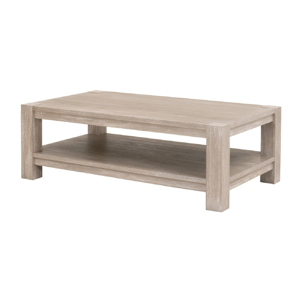 Gray Acacia Wooden Coffee Table | Living Essentials Adler – alternate view 12