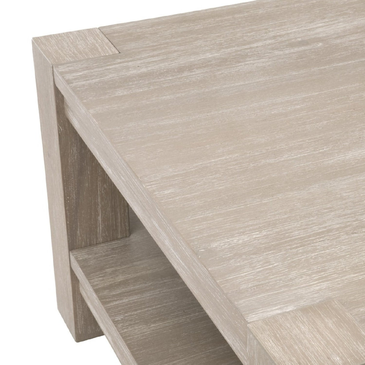 Gray Acacia Wooden Coffee Table | Living Essentials Adler – alternate view 14