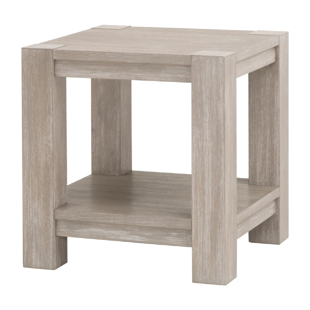 Gray Acacia Square End Table | Oroa.com