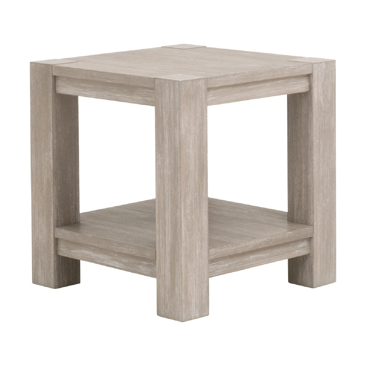 Gray Acacia Square End Table | Oroa.com