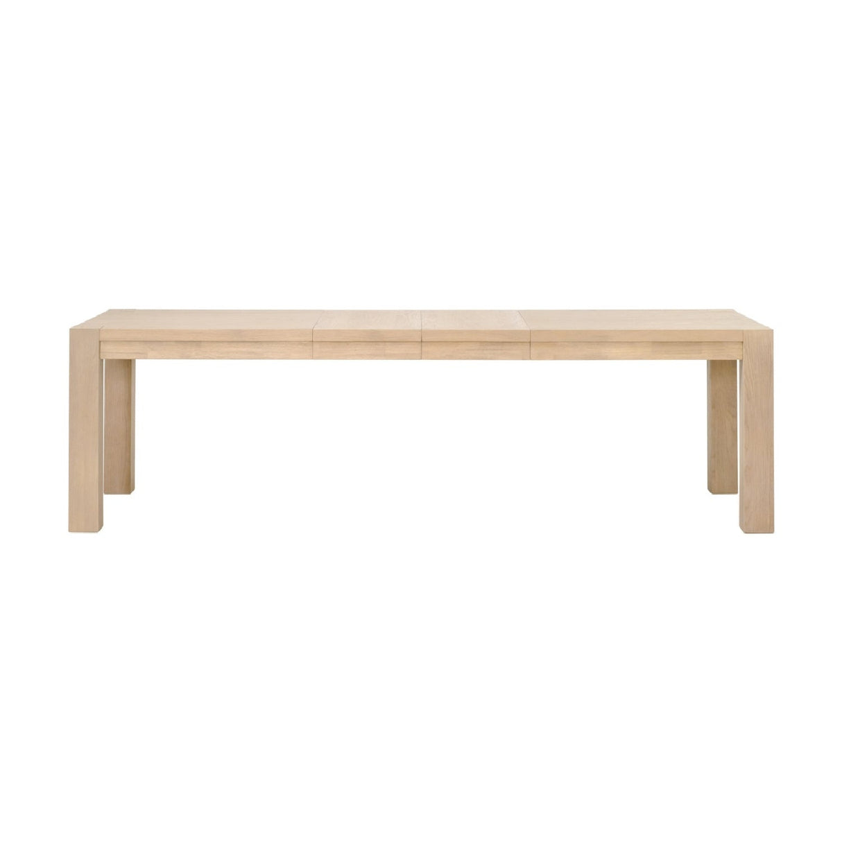 Extendable Oak Dining Table | Living Essentials Adler – front view