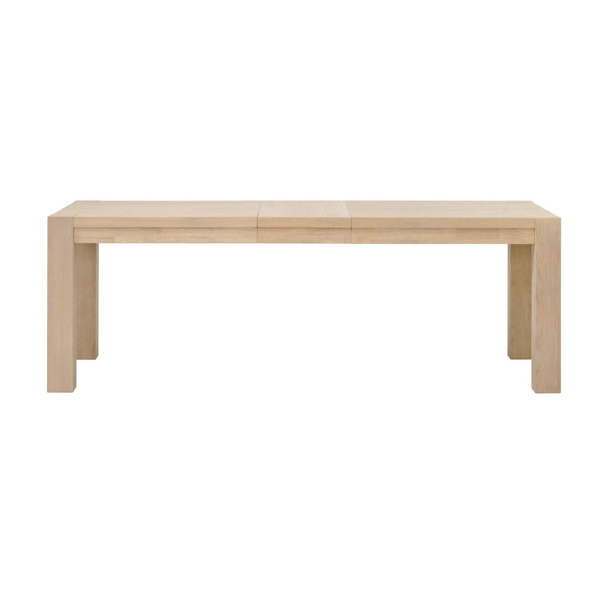 Extendable Oak Dining Table | Living Essentials Adler – side view