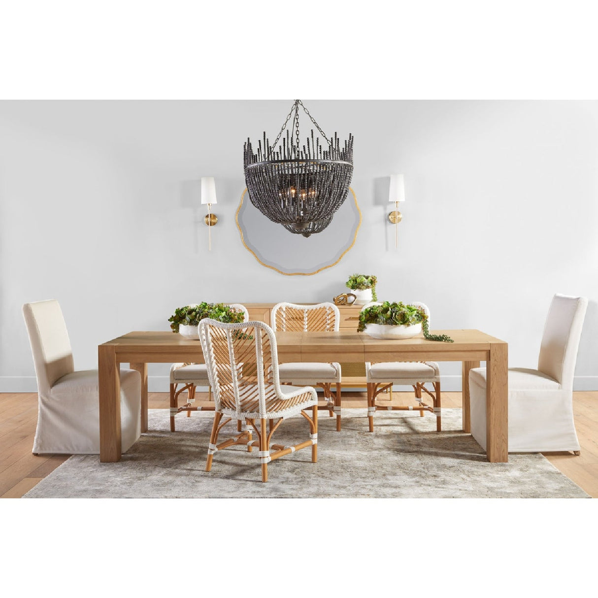 Extendable Oak Dining Table | Living Essentials Adler – alternate view 22