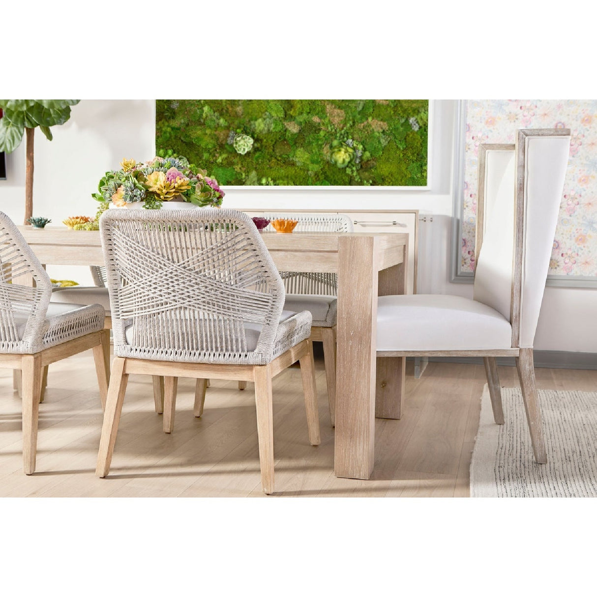 Extendable Oak Dining Table | Living Essentials Adler – alternate view 36