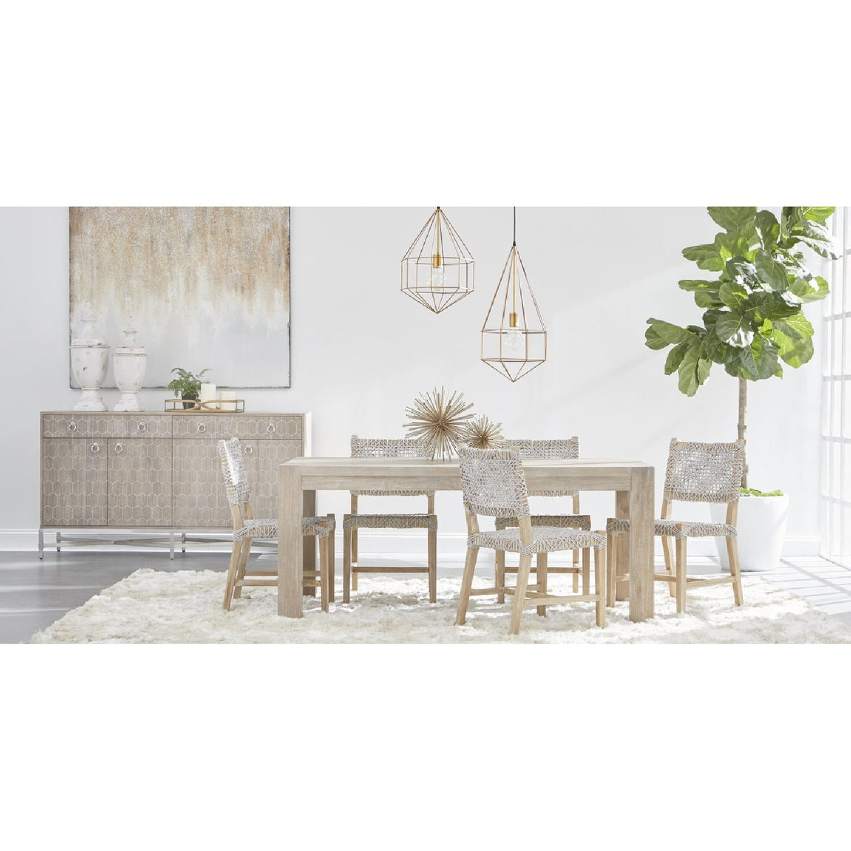 Extendable Oak Dining Table | Living Essentials Adler – alternate view 41