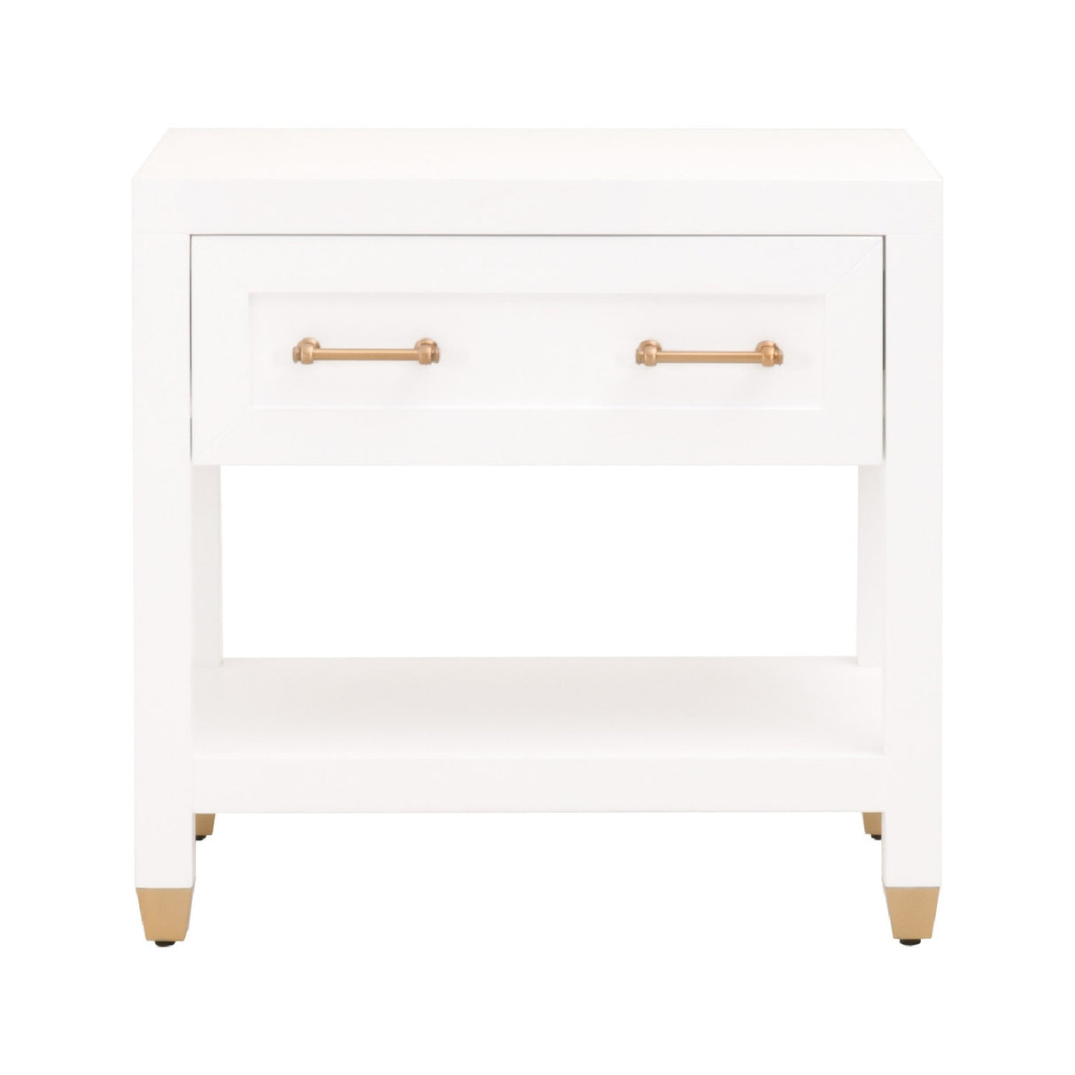 White 1-Drawer Nightstand | Oroa.com