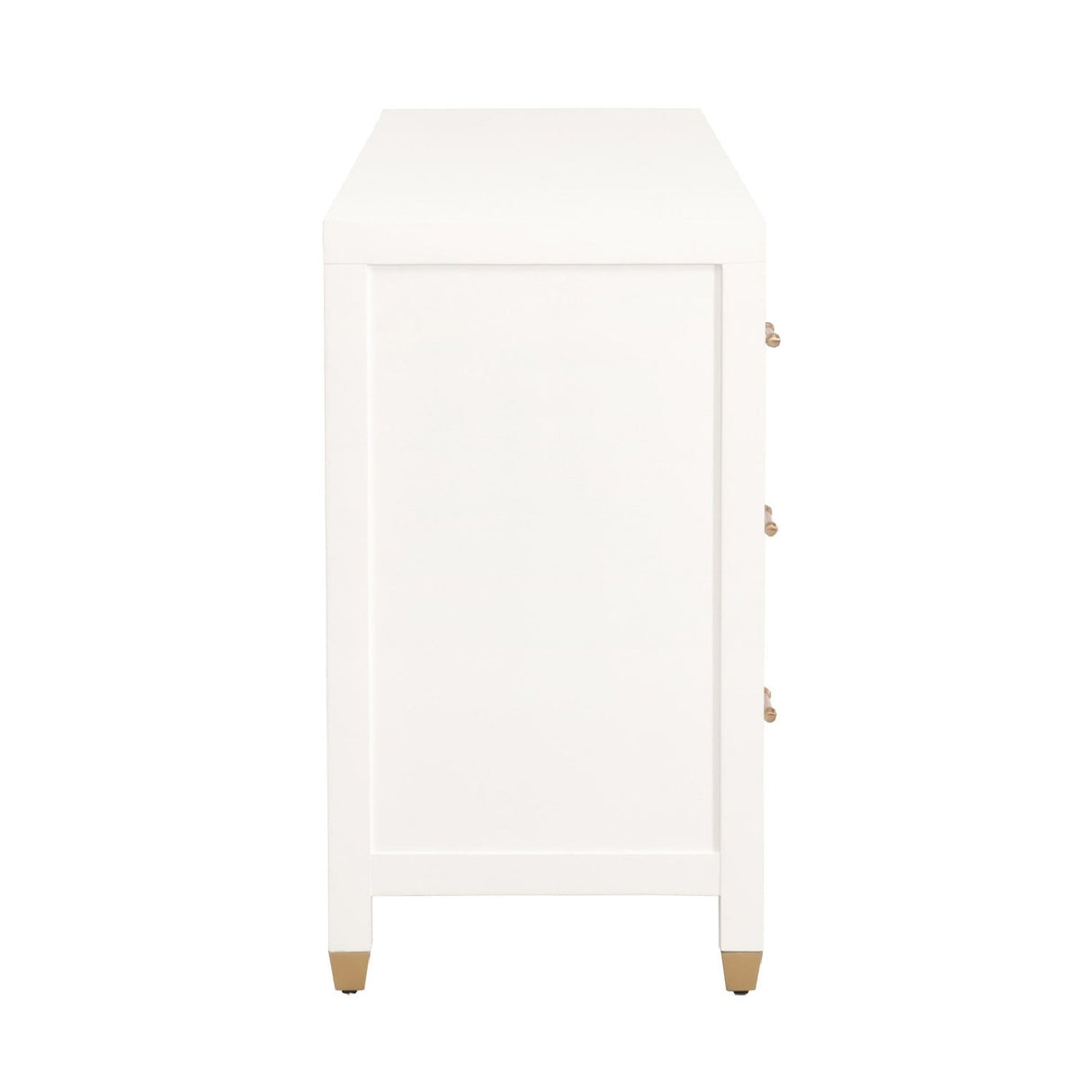 Modern European furniture - White 6-Drawer Double Dresser - www.oroa.com
