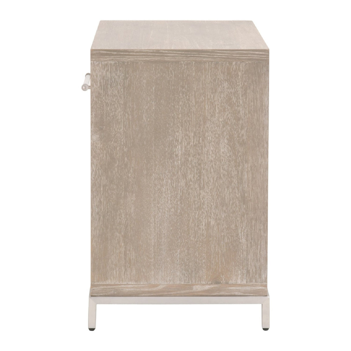 Modern European furniture - Gray Acacia 1-Drawer Nightstand - www.oroa.com