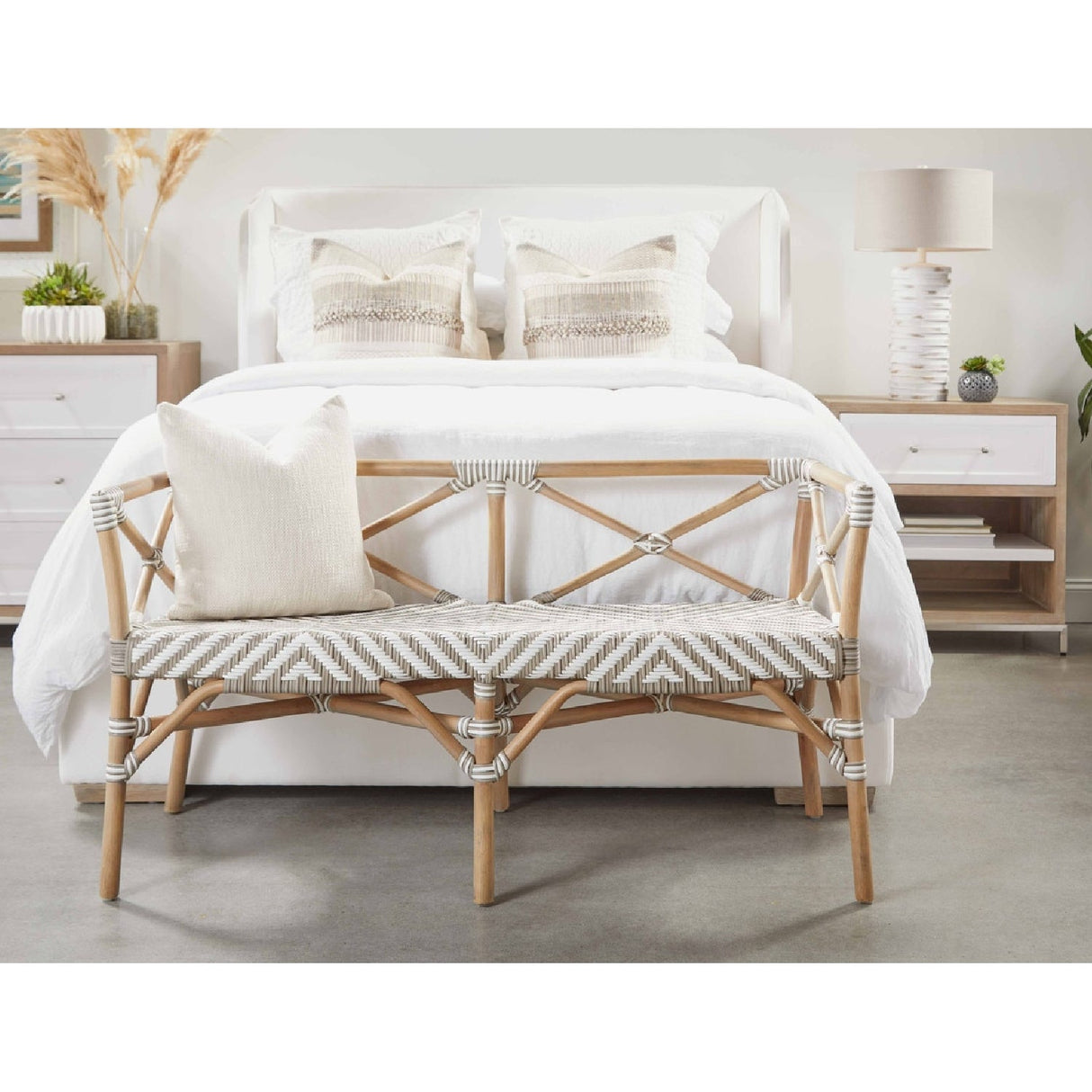 Modern European furniture - Gray Acacia 1-Drawer Nightstand - www.oroa.com