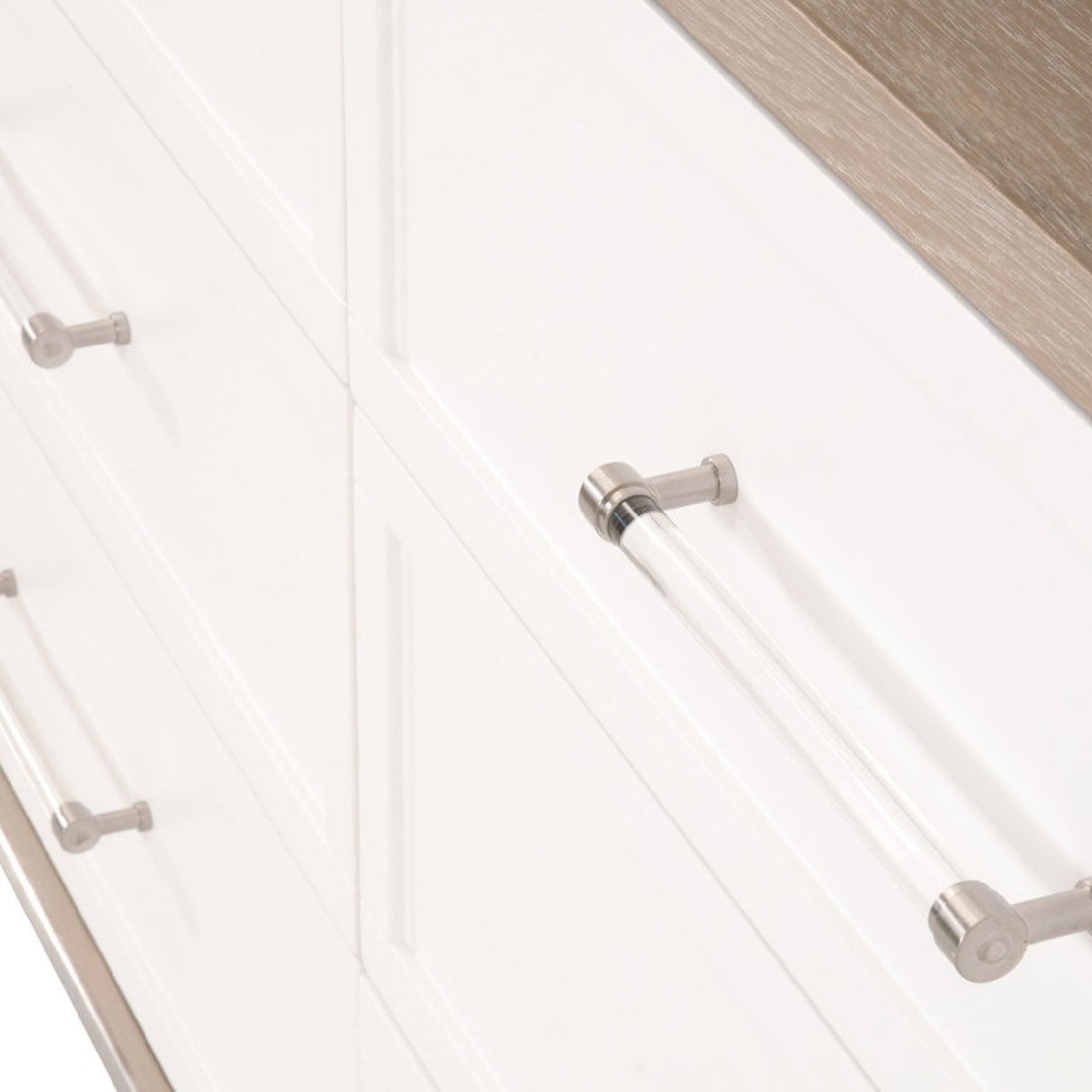 Modern European furniture - Gray Acacia 6-Drawer Double Dresser - www.oroa.com