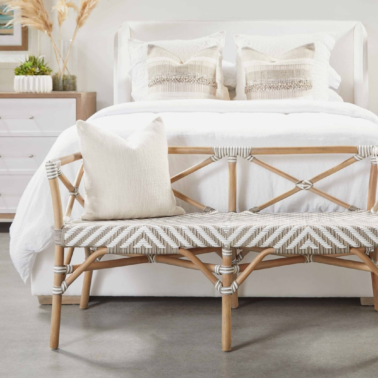 Modern European furniture - Gray Acacia 6-Drawer Double Dresser - www.oroa.com