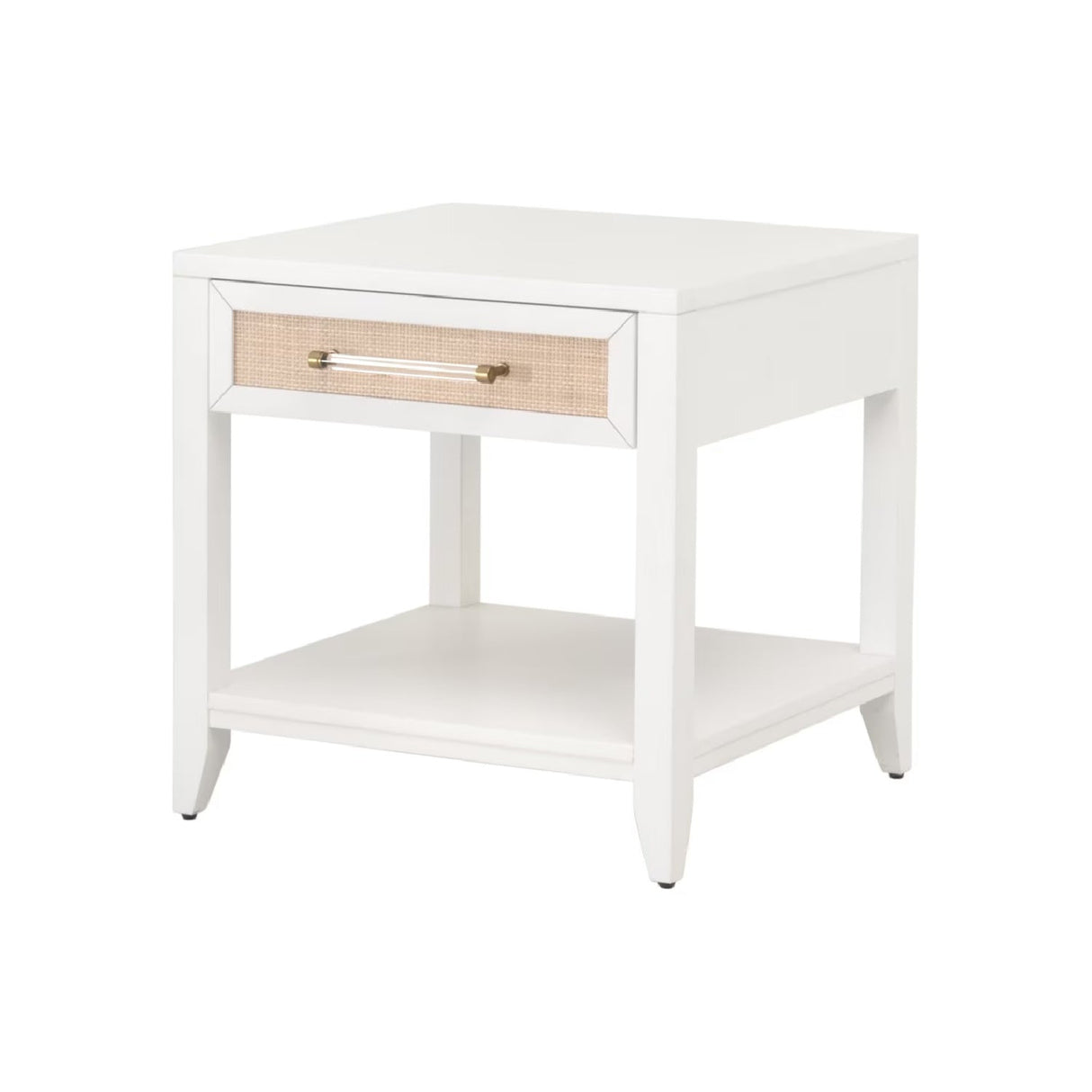 White 1-Drawer Side Table | Living Essentials Holland – alternate view 8