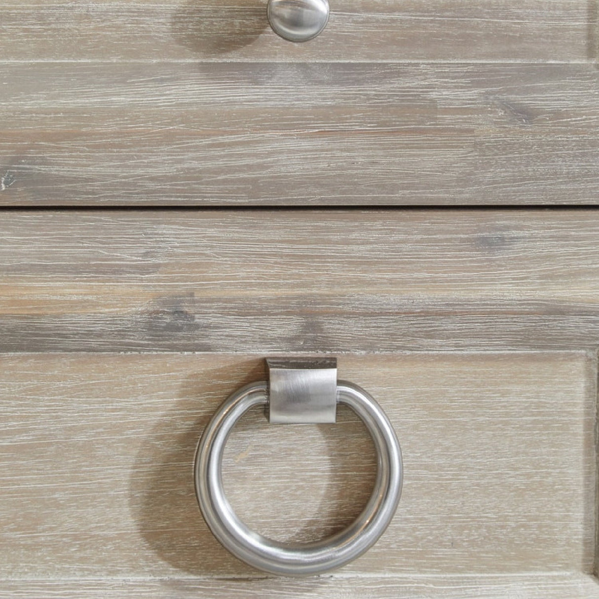 Modern European furniture - Marble Topped Acacia Media Cabinet - www.oroa.com