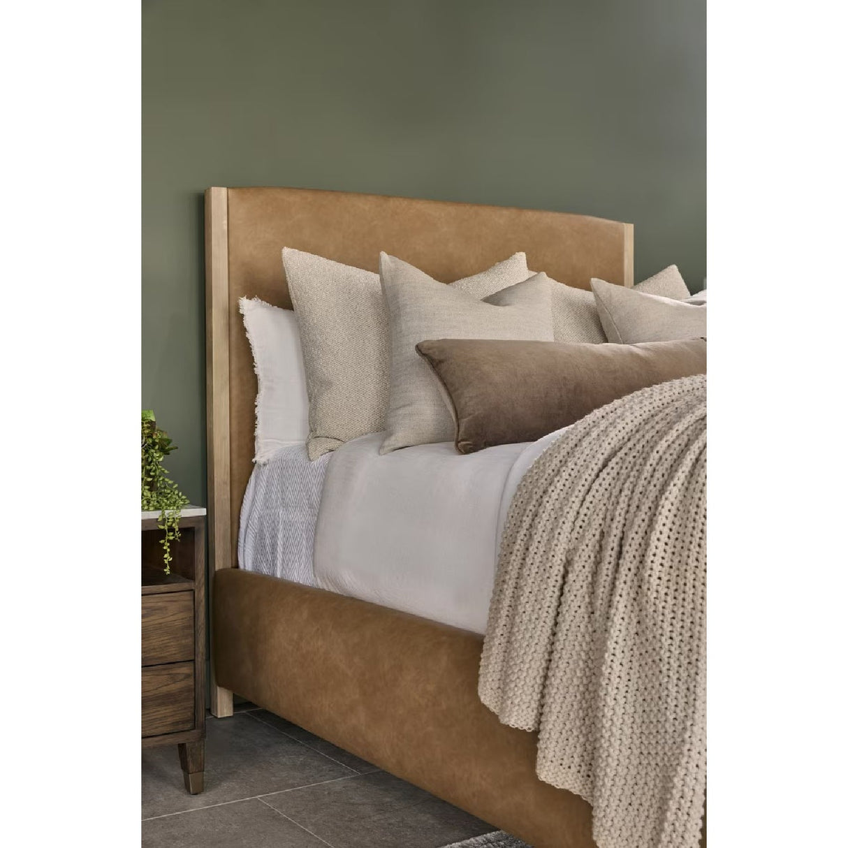 Solid Wood Framed Queen Bed | Living Essentials Emmett – alternate view 27