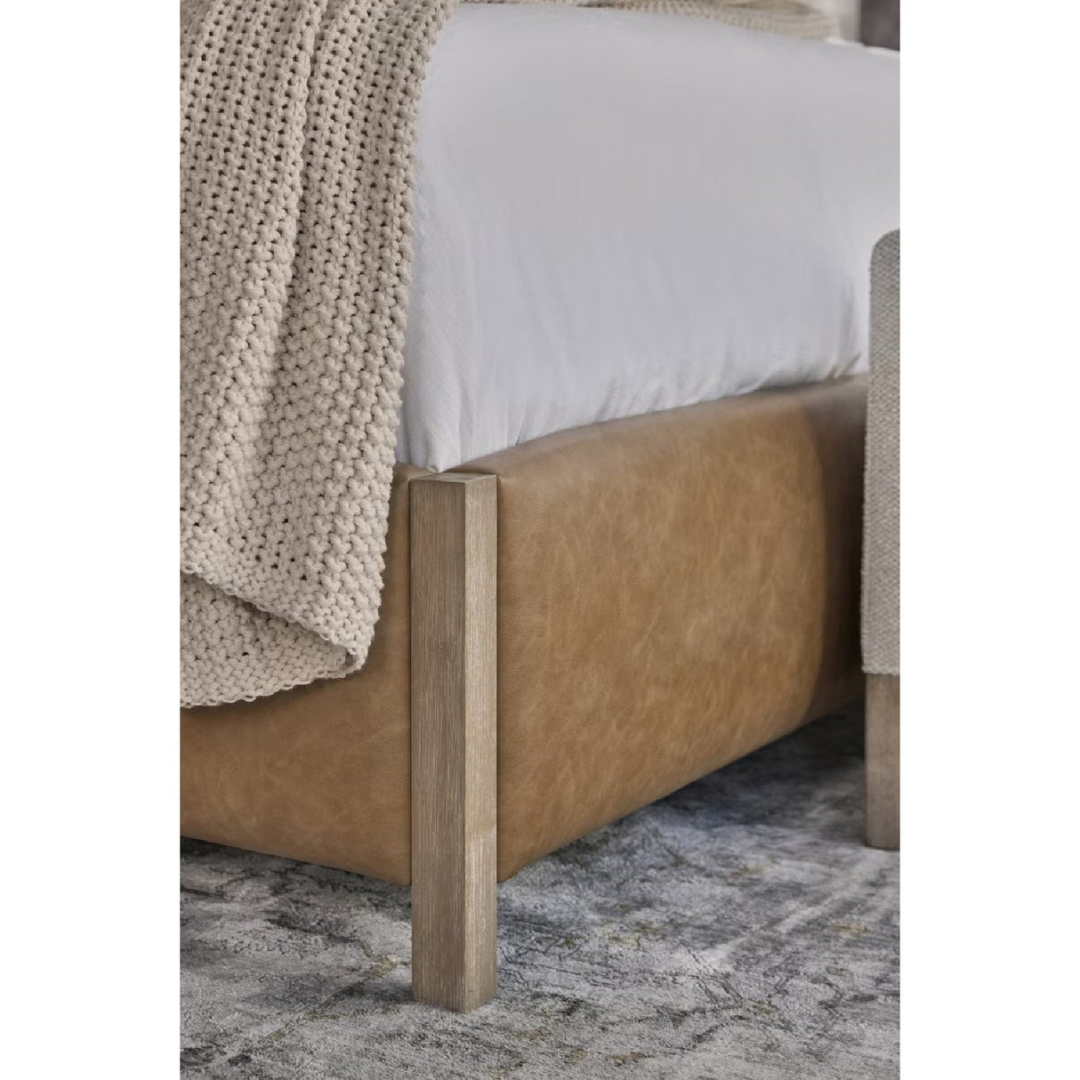 Solid Wood Framed Queen Bed | Living Essentials Emmett – alternate view 28