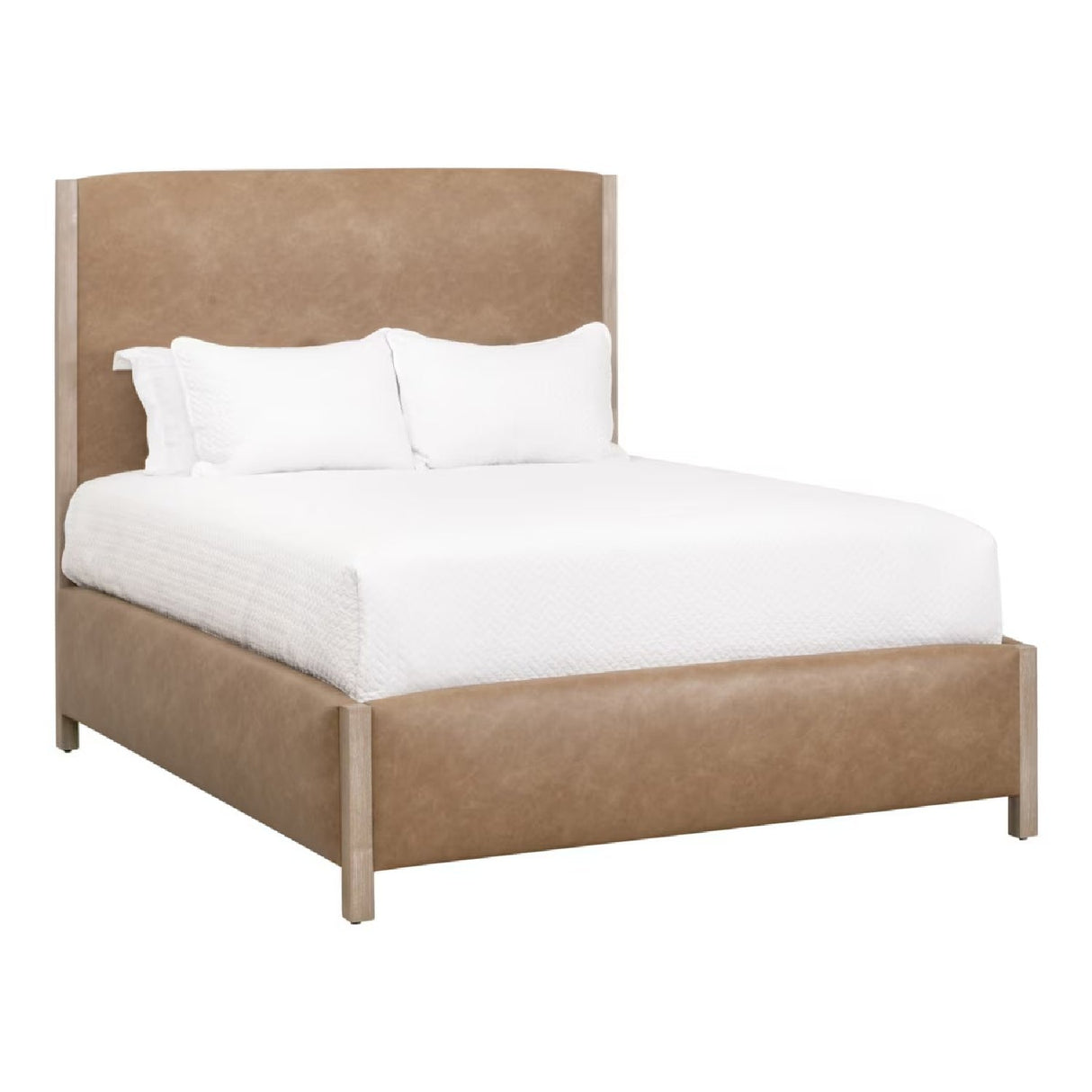 Solid Wood Framed Queen Bed | Living Essentials Emmett – alternate view 19