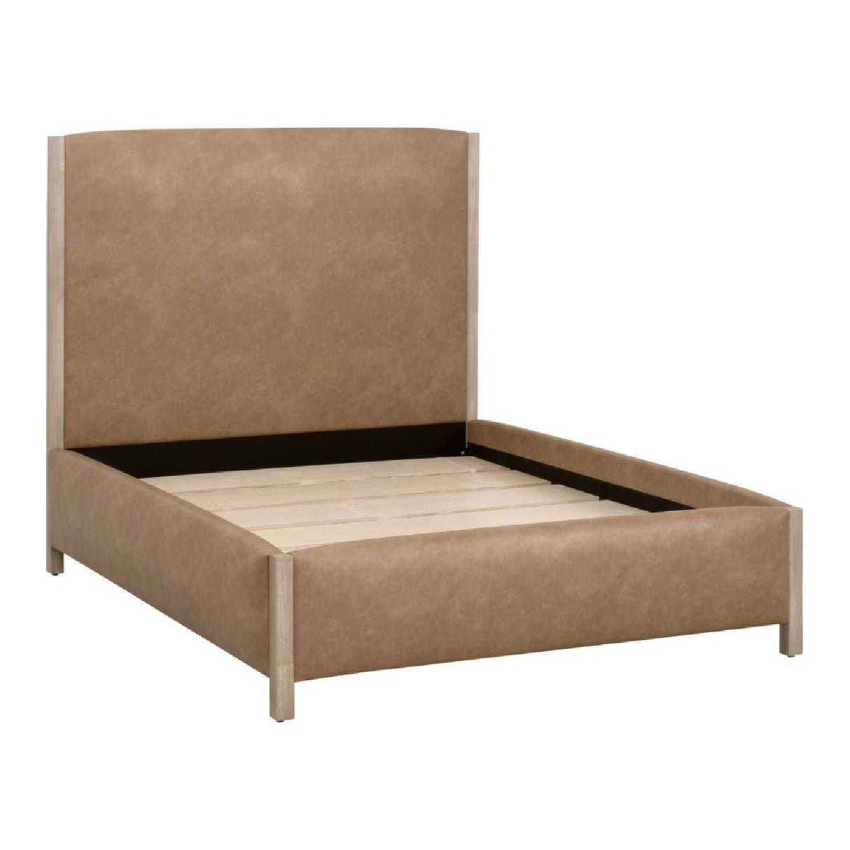 Solid Wood Framed Queen Bed | Living Essentials Emmett – alternate view 22