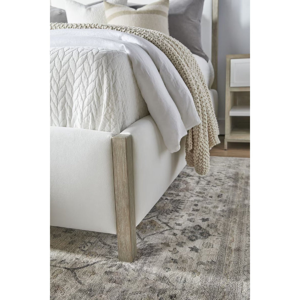 Solid Wood Framed Queen Bed | Living Essentials Emmett – alternate view 13