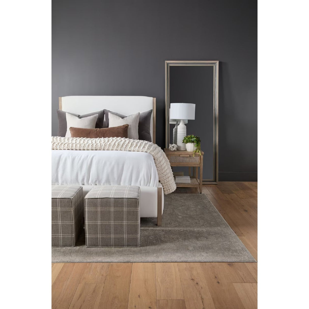 Solid Wood Framed Queen Bed | Living Essentials Emmett – alternate view 14