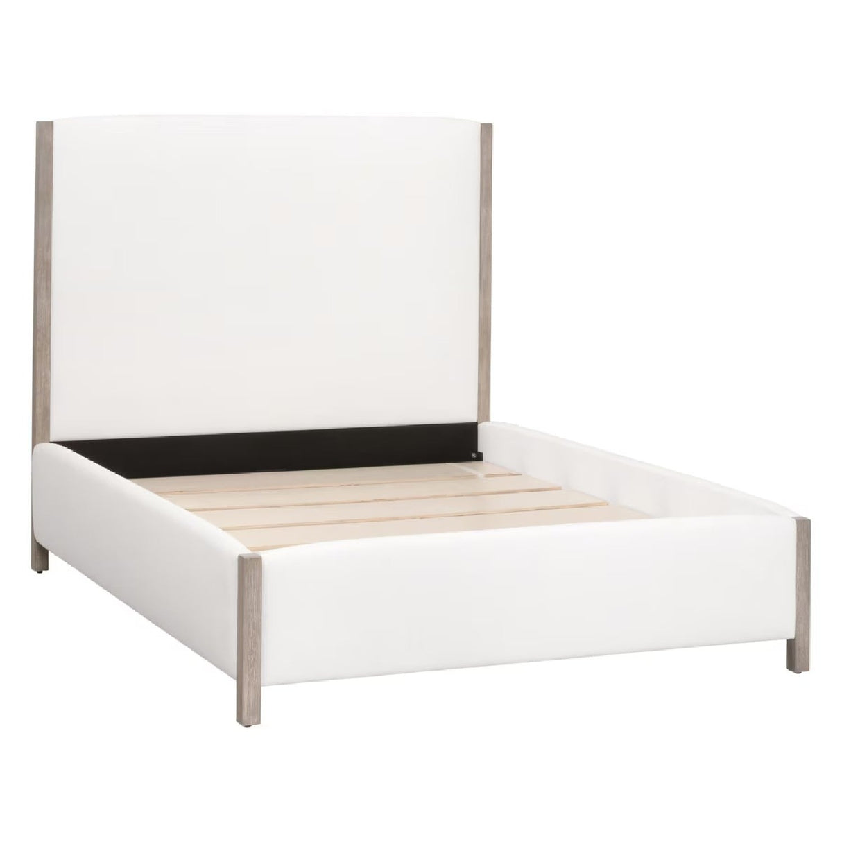Solid Wood Framed Queen Bed | Living Essentials Emmett – alternate view 5
