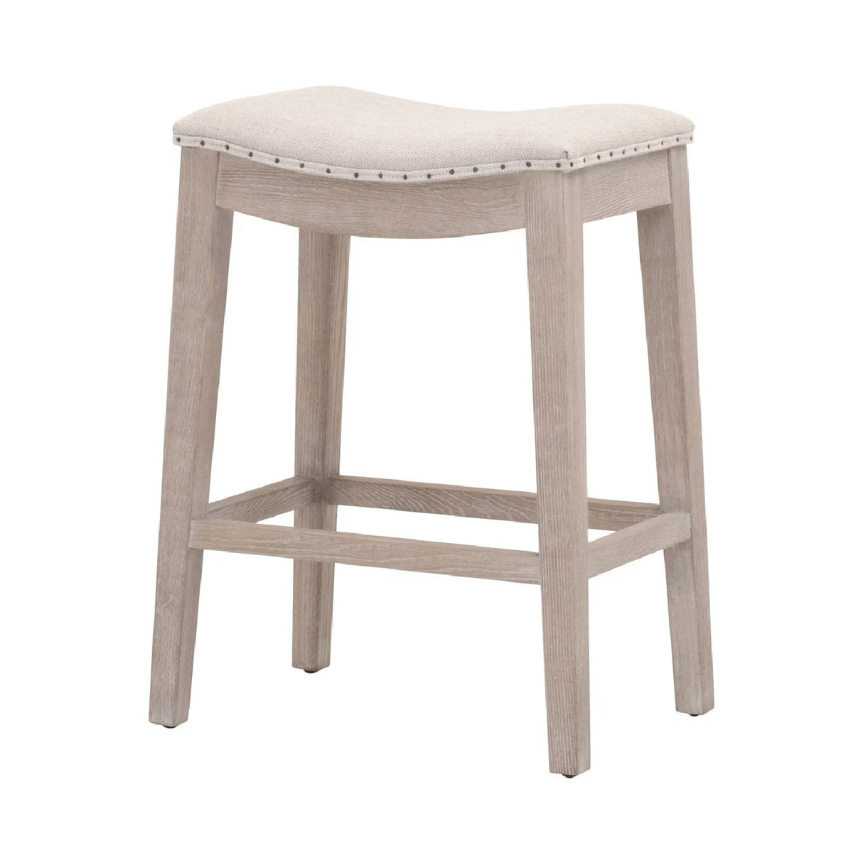 Modern European furniture - Gray Ash Wood Counter Stool - www.oroa.com