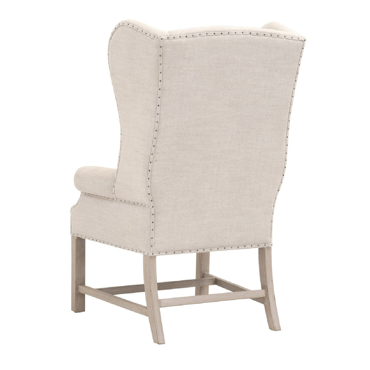 French Linen Wingback Accent Chair | Living Essentials Chateau – alternate view 5