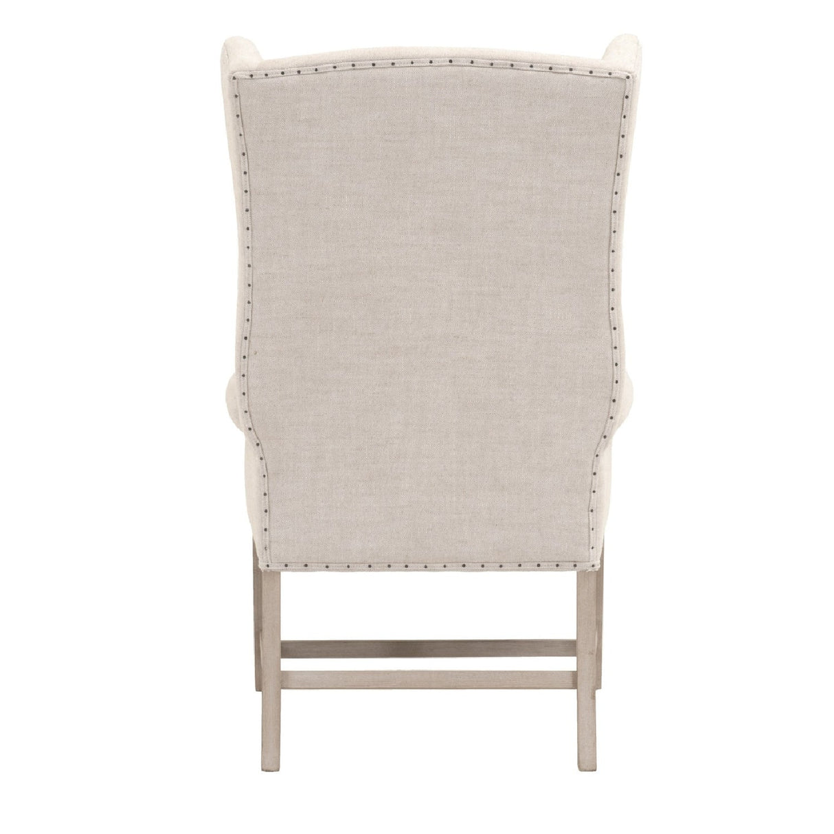French Linen Wingback Accent Chair | Living Essentials Chateau