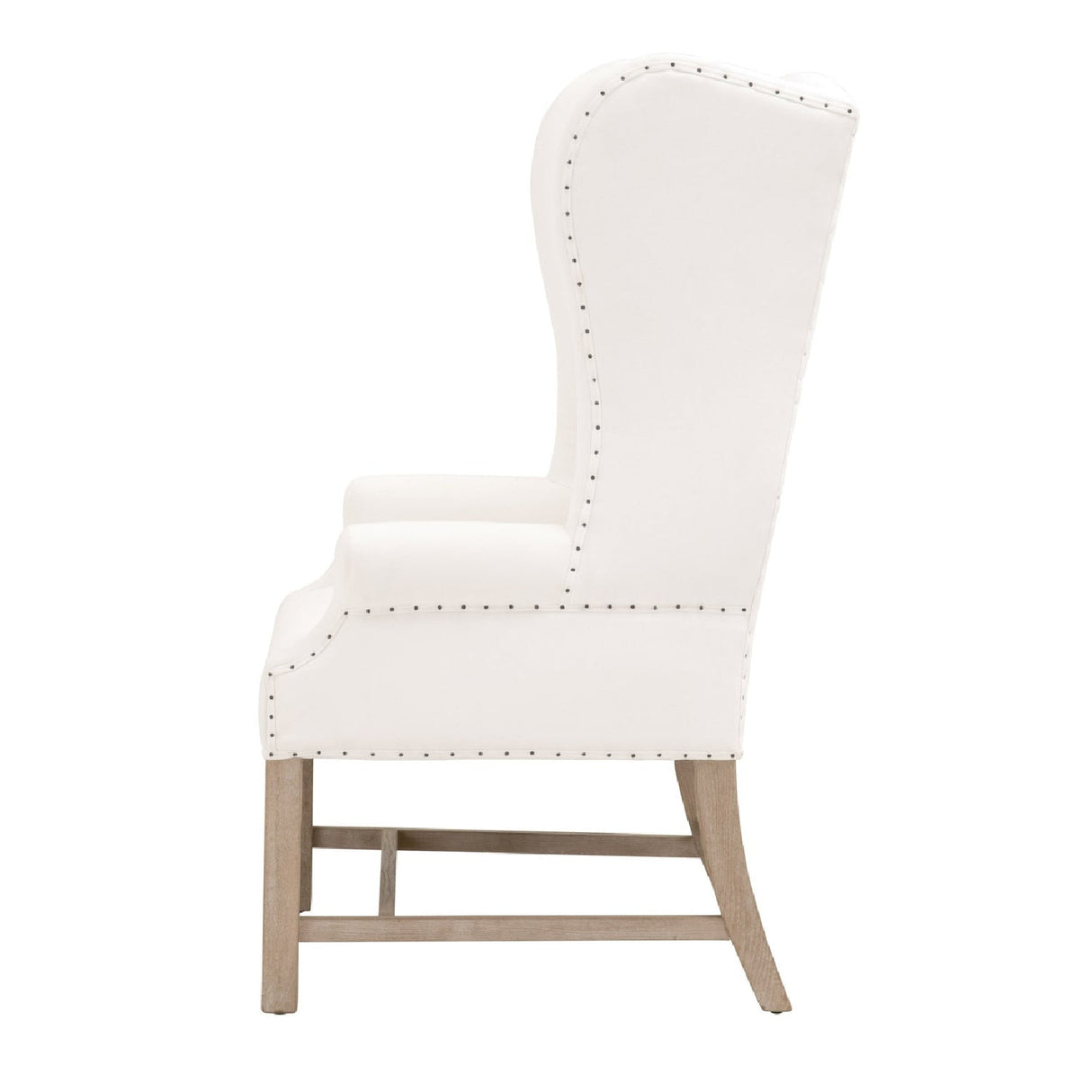 French Linen Wingback Accent Chair | Living Essentials Chateau