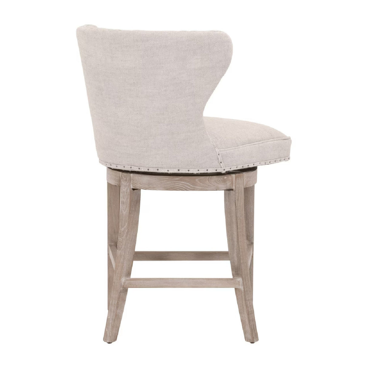 Modern European furniture - Nail Tacked Swivel Counter Stool - www.oroa.com