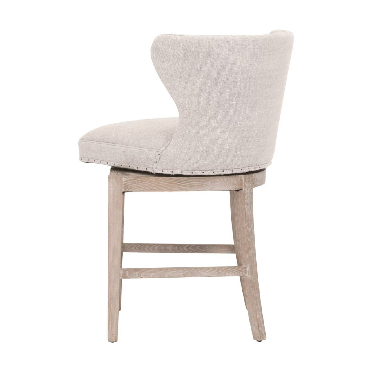Modern European furniture - Nail Tacked Swivel Counter Stool - www.oroa.com