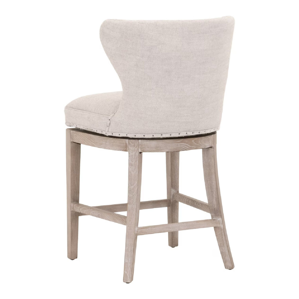 Modern European furniture - Nail Tacked Swivel Counter Stool - www.oroa.com